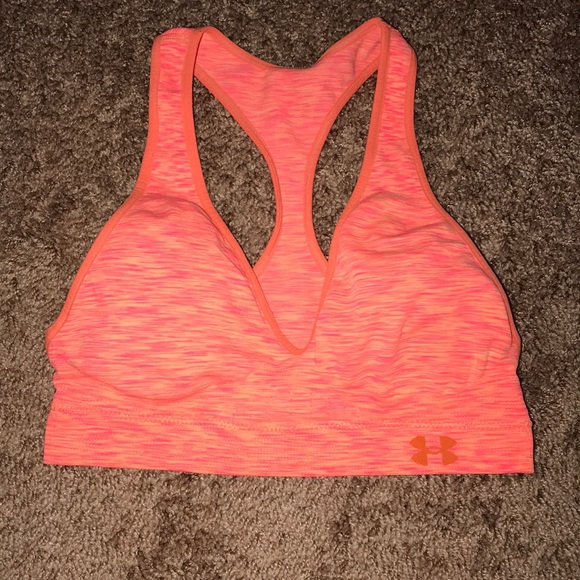 under armour seamless plunge sports bra